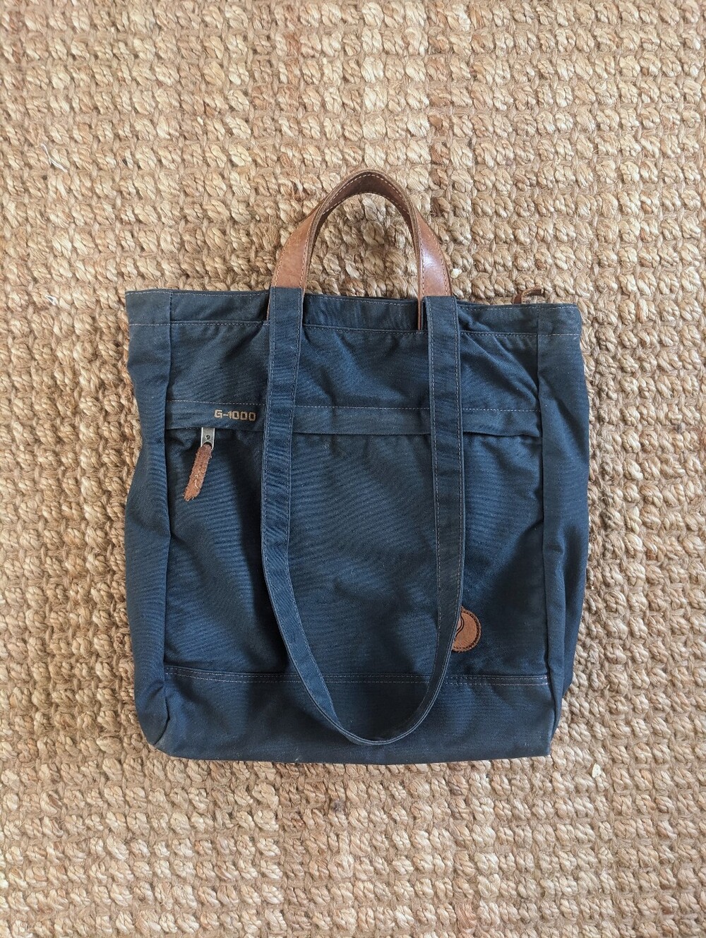 Fjallraven Navy Totepack No. 1 Navy Canvas Convertible Backpack